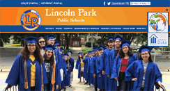 Desktop Screenshot of lincolnparkpublicschools.com